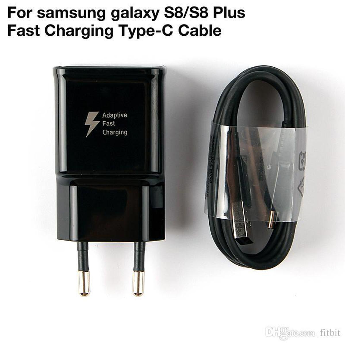 Fast Charger With Type-C Cable for Galaxy S8 and S8 Plus