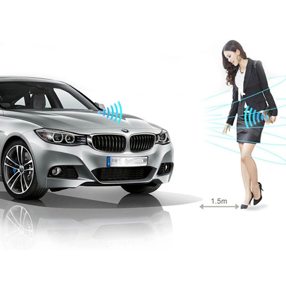 Car Engine One-Key Start-Stop Button System PKE Keyless Entry System. 