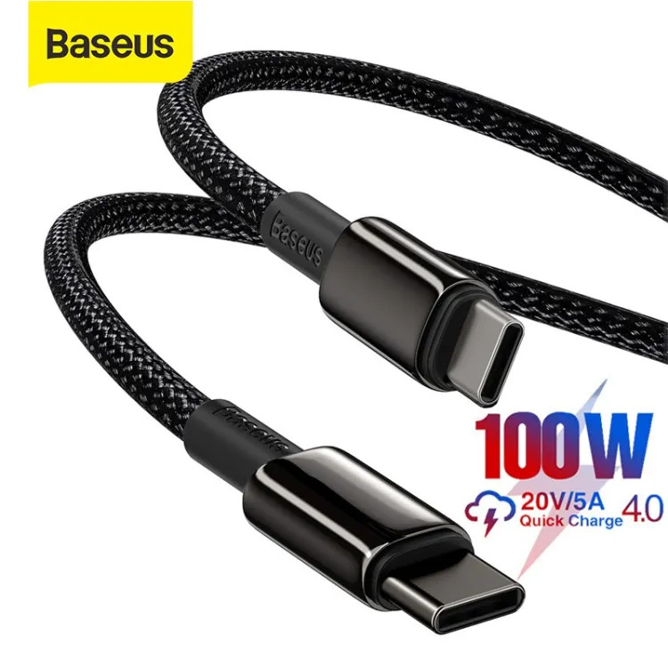 Baseus Cafule 100W Type-C to Type-C Cable. 