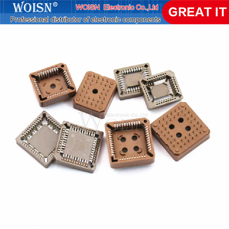 5pcs In-line PLCC test seat chip base PLCC84 IC seat DIP