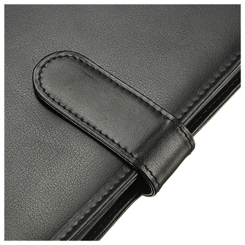 Black A4 Executive Conference Folder Portfolio PU Leather Document Organiser. 