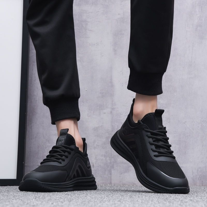 Mesh Surface Shoes Men's Breathable Sneaker Men's Shoes Spring Casual Shoes All-Match Soft Bottom Soft Surface Pieces. 
