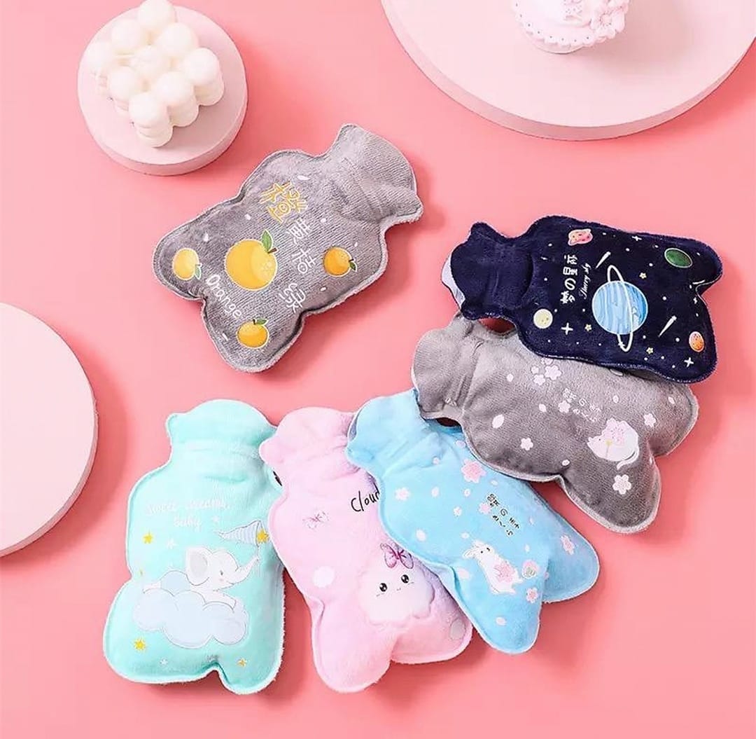 1pc Mini Hot Water Bag with Soft Cotton Mini. 