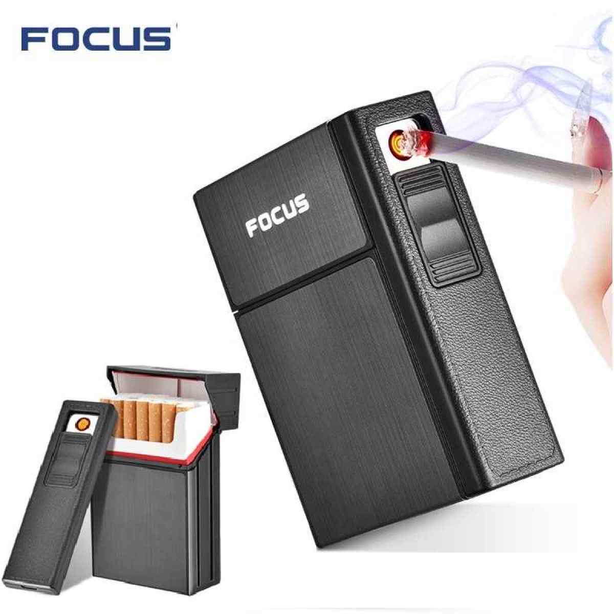 Focus Electric Coil Lighter with Box 20Pcs Cigar Case Lighter. 