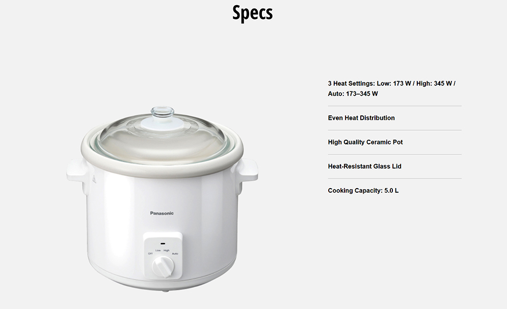 Panasonic NF-N51A Slow Cooker: Buy Online at Best Prices in Bangladesh |  Daraz.com.bd