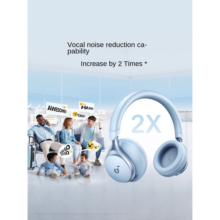 Original Anker Soundcore space one S1 new intelligent true wireless noise reduction Bluetooth headset 55H Play Time Bluetooth5.3. 