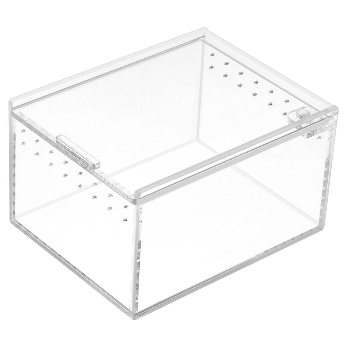 1pc Reptile Enclosures Cricket Home Box with Lid Spider Terrarium Reptile Box Cricket Container