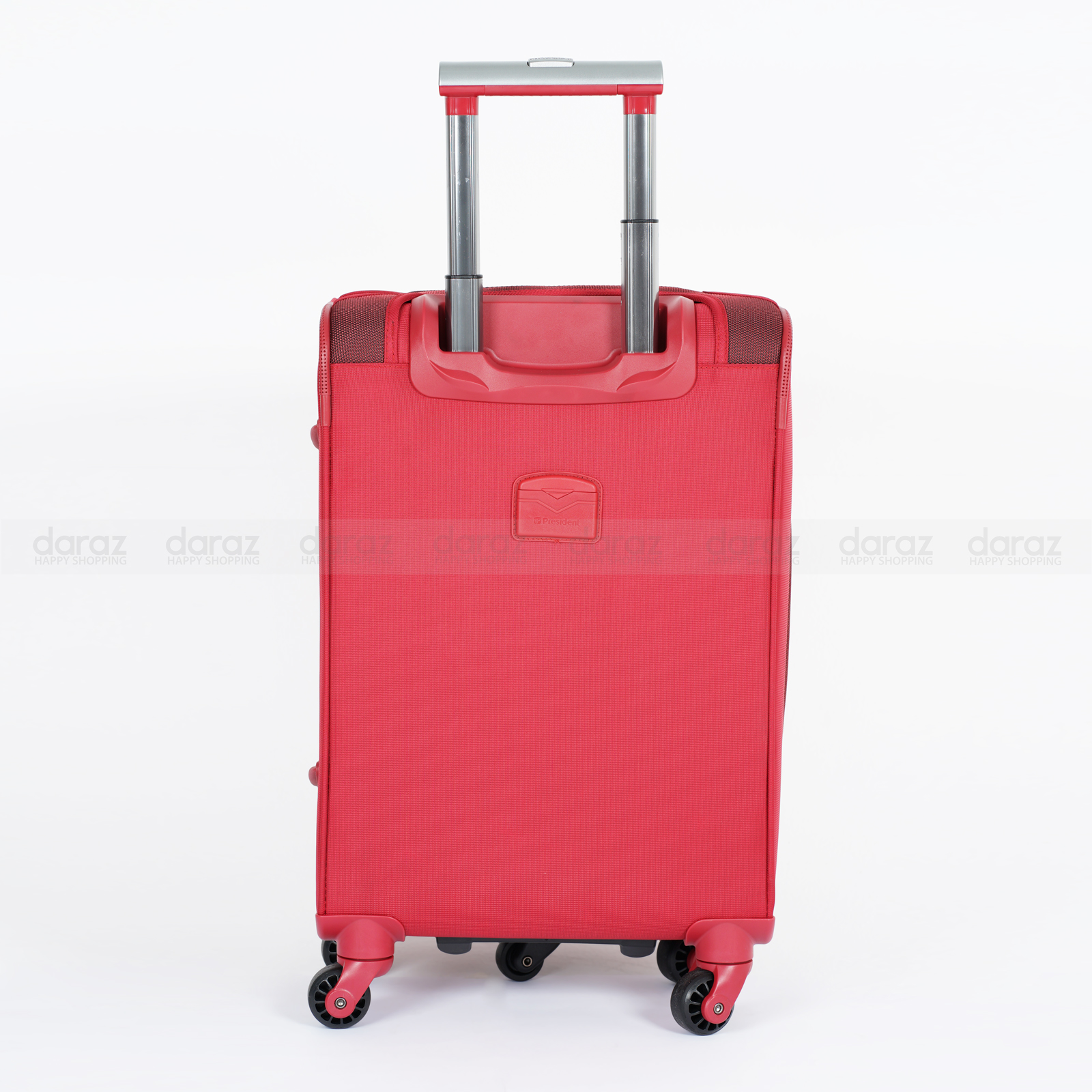 Medium Size 24 inch President Trolley with Dual zipper and 360 Degree 5  Wheels Moving Luggage Bag - QQ923