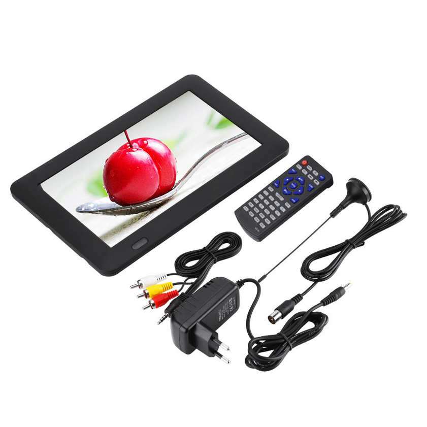 Digital TV 9inch DVB‑T‑T2 Analog Television 800x480 Resolution Portable EU Plug 110‑240V. 