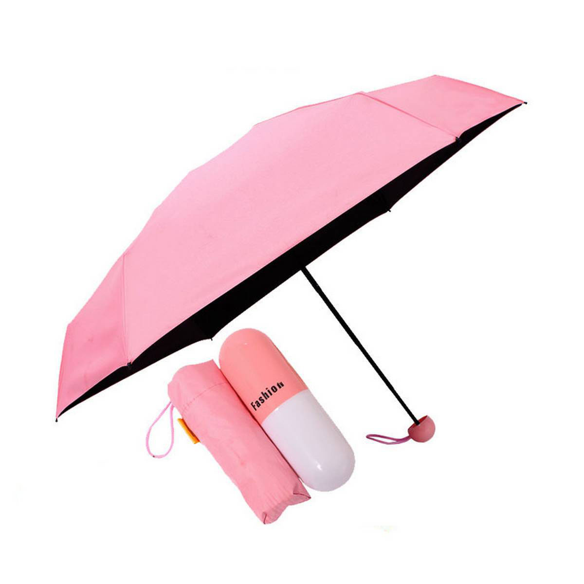 Ensemble Yourself - Superb Quality - Windproof Pocket Capsule Umbrella - Multi-color - Trend and Needful - Well Inspired & Crafted. 