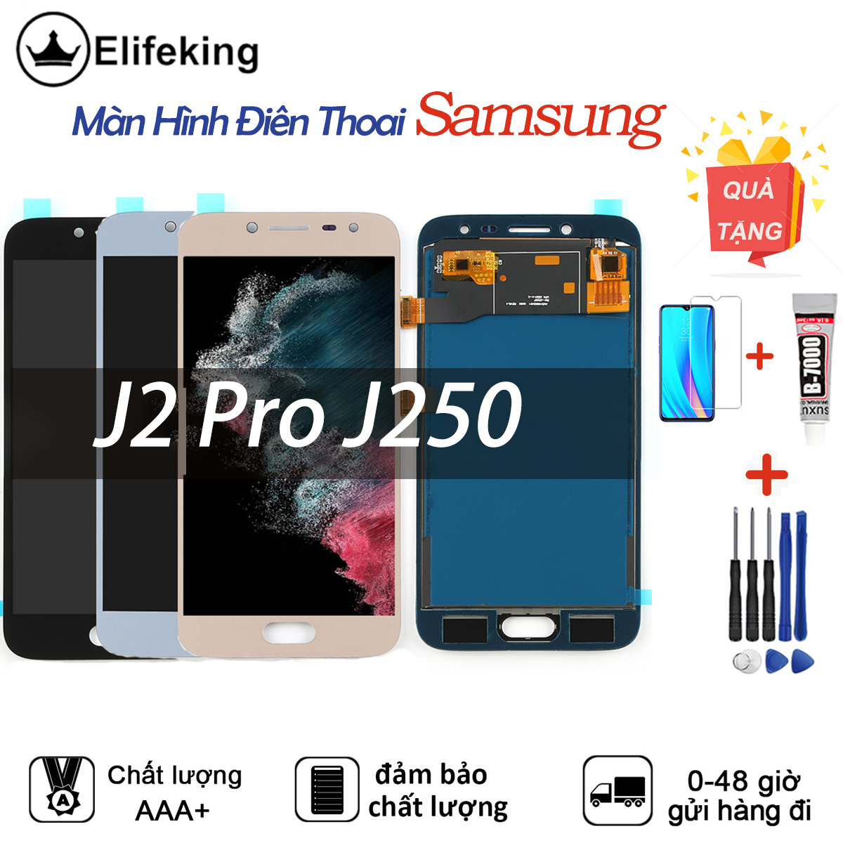 LCD With No Frame For Samsung J2 Pro J250 Display Touch Screen Digitizer Assembly Replacement Parts