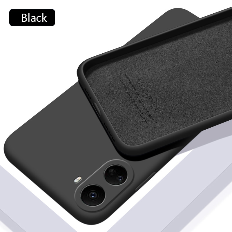 Sroof For Huawei Nova 10 SE Liquid Silicone Macaron Candy Color TPU Shockproof Soft Phone Case Shell Protector Back Cover