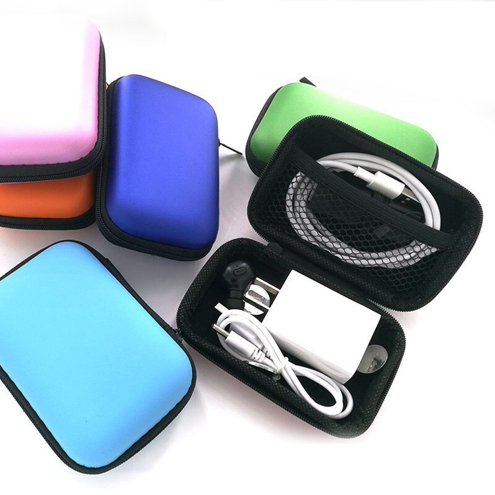【Hey my home】Bank Case Case Box Hard Drive Disk USB Cable Carrying SSD HDD Case Storage Box USB Portable. 