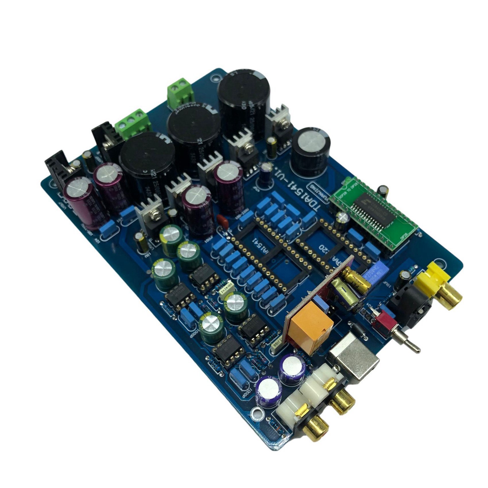 CYJ-TDA1541 Coaxial Decoder Board (Excluding TDA1541 and SAA7220 IC). 