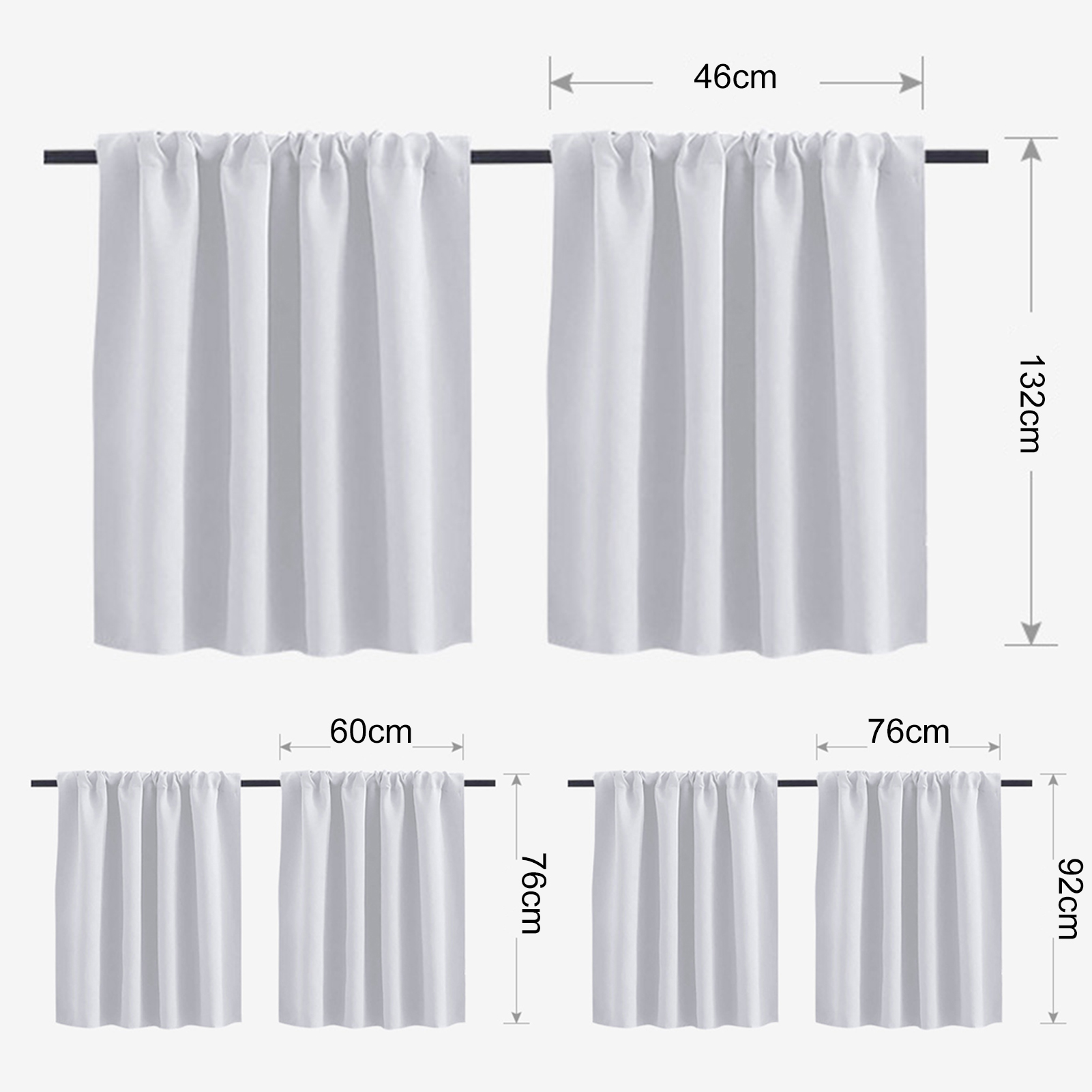 Sunlight Blocking Curtains High Precision Blackout Bathroom Window Curtains Maximize Privacy Temperature Regulation Uv Resistant Southeast Asian Buyers' Choice Small Blackout Curtains. 