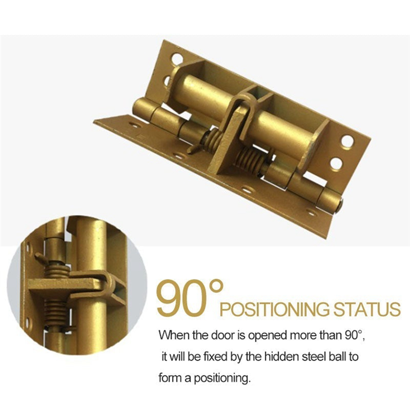 Automatic Door Closer Hinges for Cabinet Wardrobe Multi-Function Detachable Spring Hinges Positioning Door Closer,Gold. 