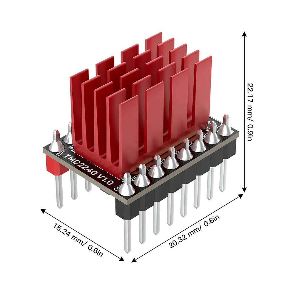 BIGTREETECH TMC2240 Stepper Motor Driver Module 3D Printer Parts SPI Mode 36V High-Speed VS TMC2209 TMC5160 For Octopus SKR. 