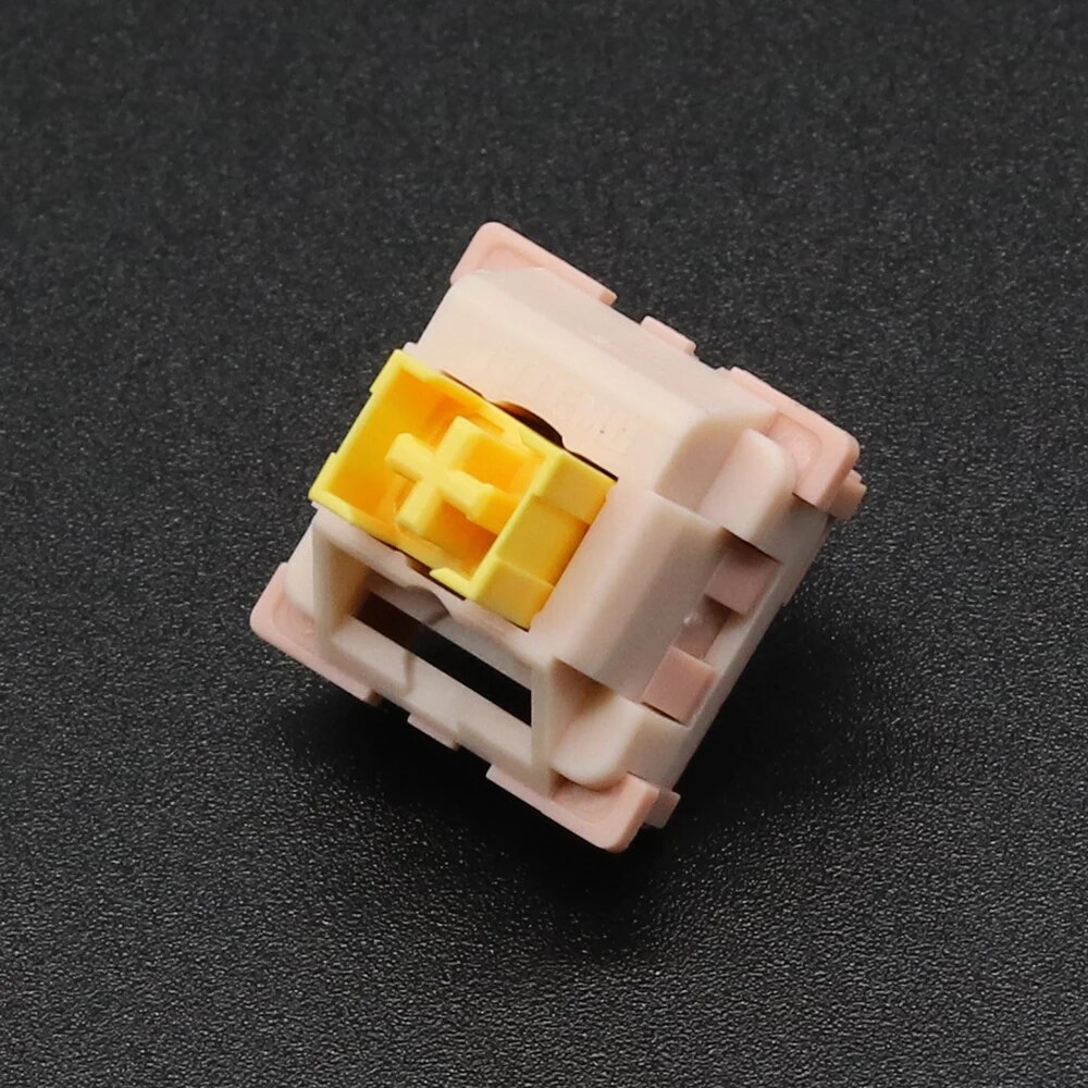 Outemu Silent Lemon Peach Switch for Mechanical Keyboard 3Pin Linear Tactile 40g 50g RGB SMD Mechan Keyboard Gaming MX Switches. 