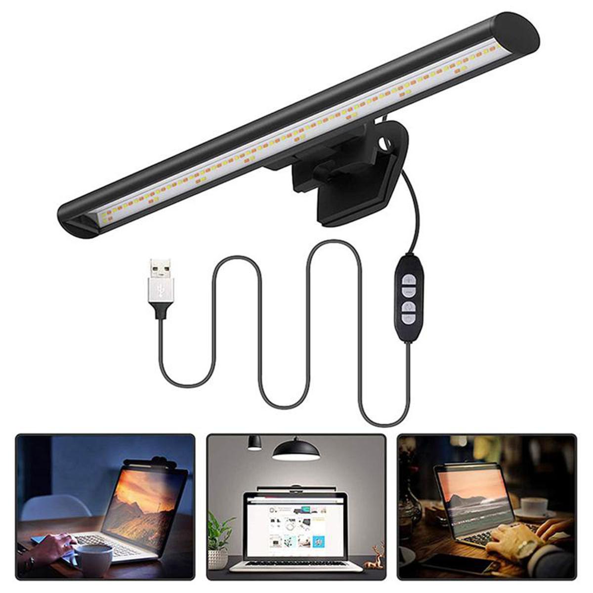 1 pcs LED Light Dimmable USB Desk Lamps Monitor Laptop Screen Light Bar LED Desktop Table Lamp Eye Protection Reading Lamp. 