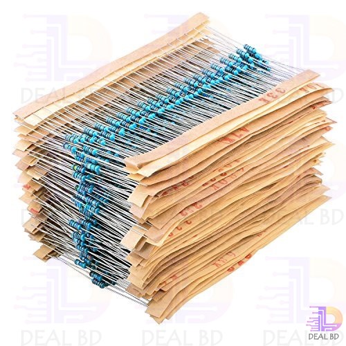 50Pcs Tolerance 1% 22K Ohm Resistors 22K Carbon Film Resistor 22K Ohm 1/4W Resistance 0.25 Watt Fixed Resistors Passive Components Parts. 