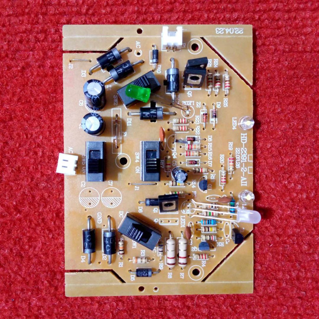 2391 Charger Fan Circuit Dc 6V Kn-2391 Light Fan Charger Circuit Charging Control Fan Circuit Board For Ac Dc Charger Fan Electrical Circuitry & Parts - Solar Panel. 
