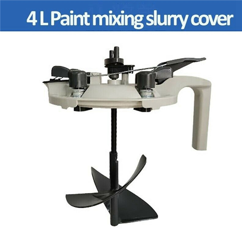2X 4L Automotive Paint and Coating Mixing Slurry Cover Stirrer Paint Mixer Tools Mixing Mate Paint Lid Agitator Tool. 