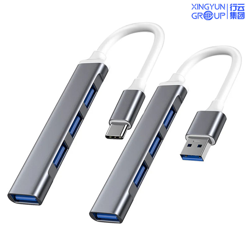 XingYun 4-Port high speed USB Hub/Type C Hub USB 3.0 USB 2.0 SPLETER - Expand Your Computer's Connectivity. 
