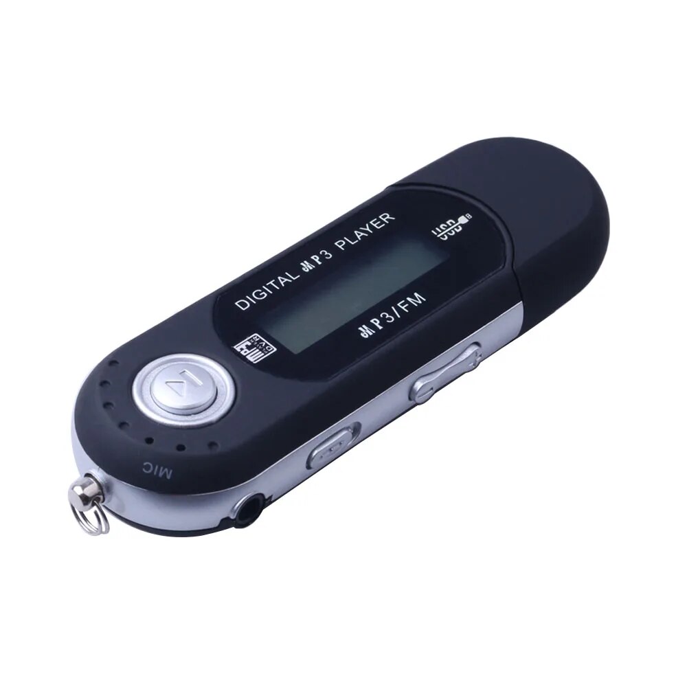 USB MP3 Player AAA Battery Powered LCD Screen 4G Storage FM Radio Multifunction Drop Shipping. 