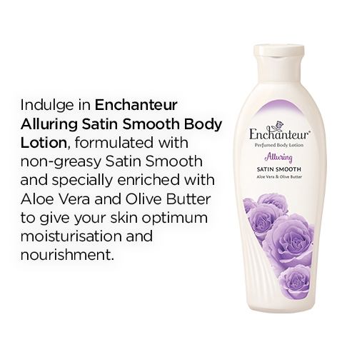 Perfumed Satin Smooth Lotion – Alluring 250ml – Enchanteur
