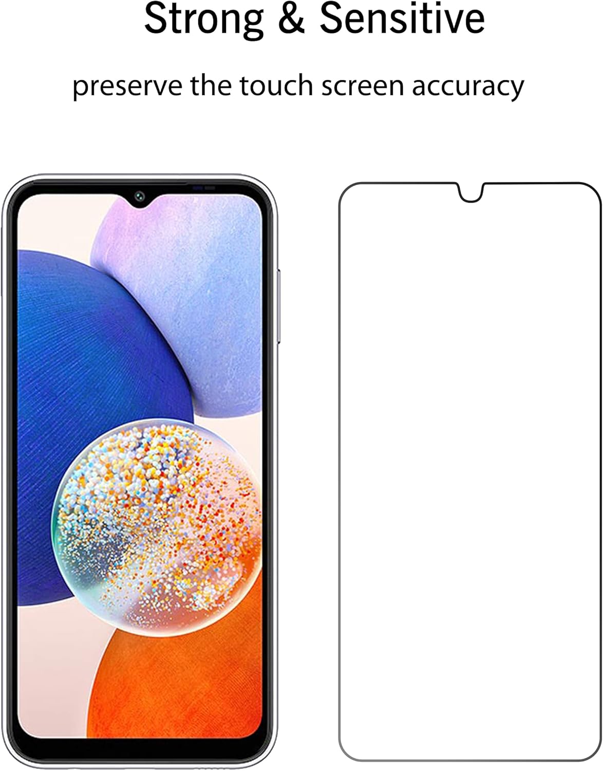 Samsung Galaxy A02s/A03s/A04s Mietubl 2.5D Surface Process 0.3mm Clear Tempered Glass 9H Hardness. 