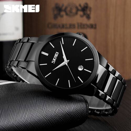 Skmei hot sale black watch