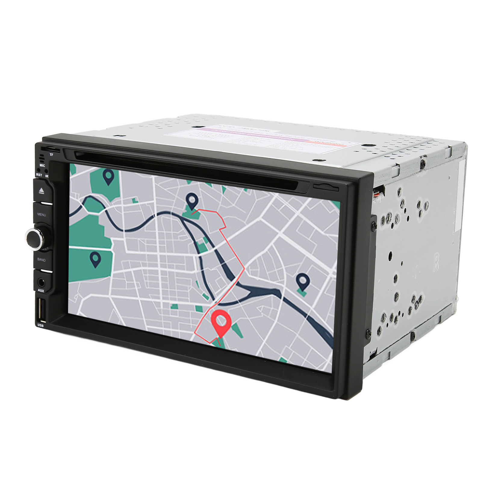 6.95in Car Multimedia Player Custom Equalizer LCD Touch Screen Voice Helper Dual Cameras Car DVD Player for Android. 
