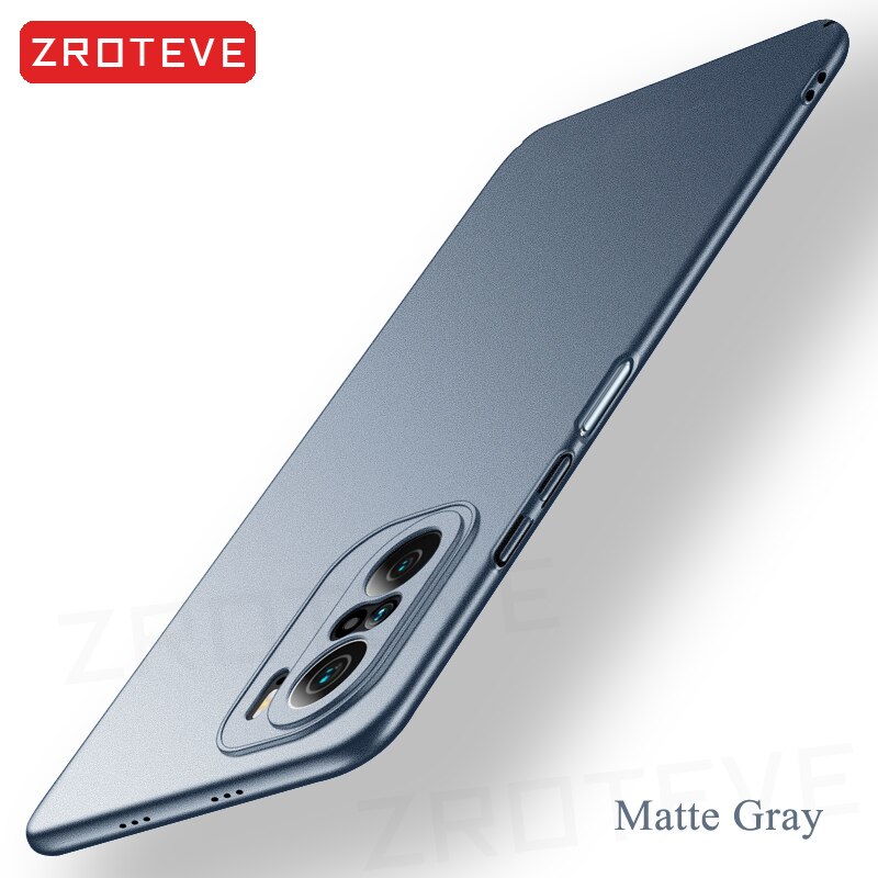 PocoF3 Case ZROTEVE Slim Hard PC Matte Cover For Xiaomi Poco F3 X3 F4 GT Xiomi Mi Pocophone F2 M3 M4 X4 X5 F5 Pro PocoF5 Cases. 