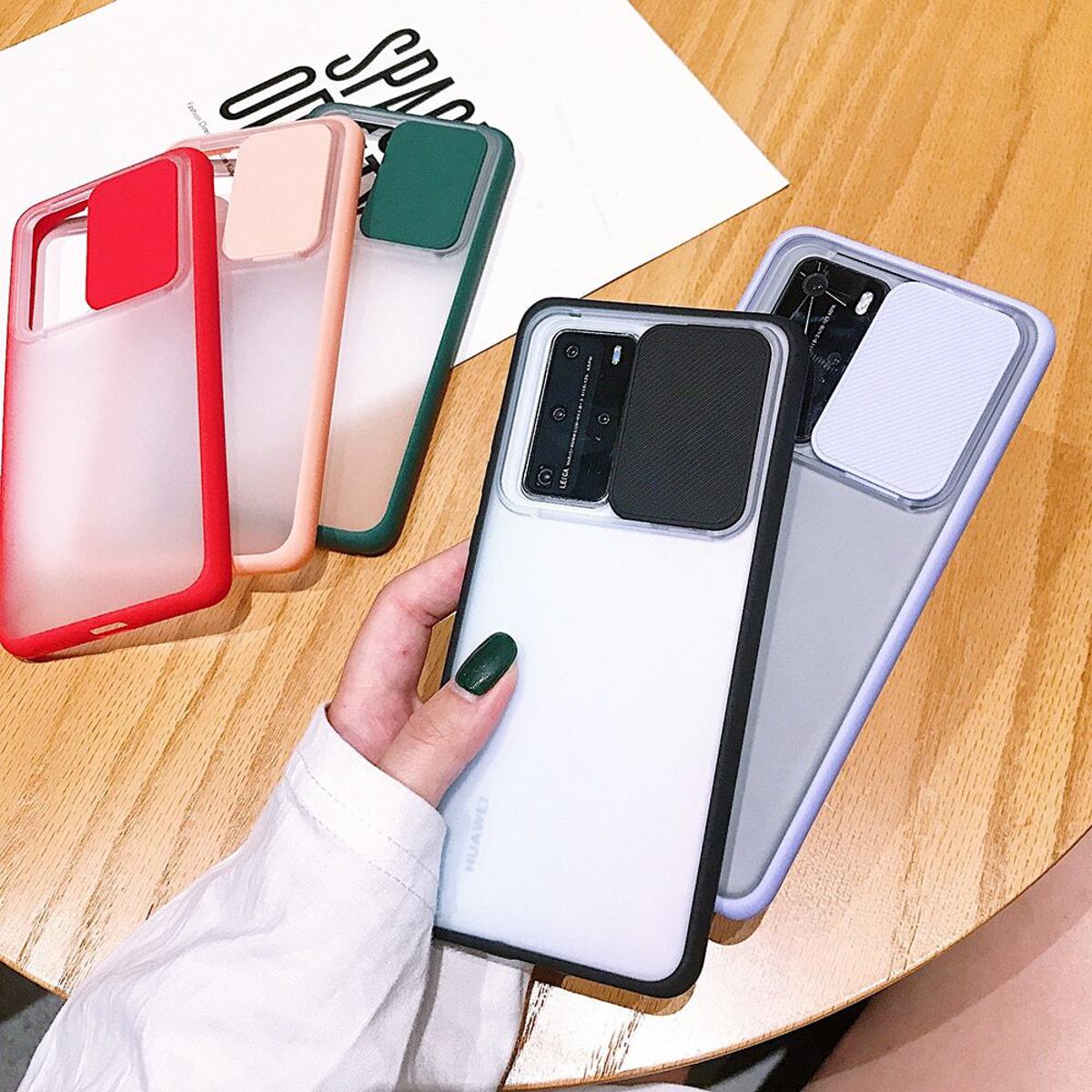 Camera Lens Protection Slide Case Realme C2 C3 C11 C12 C15 C17 Realme 5i 6i 6 7 7 Pro Back Cover