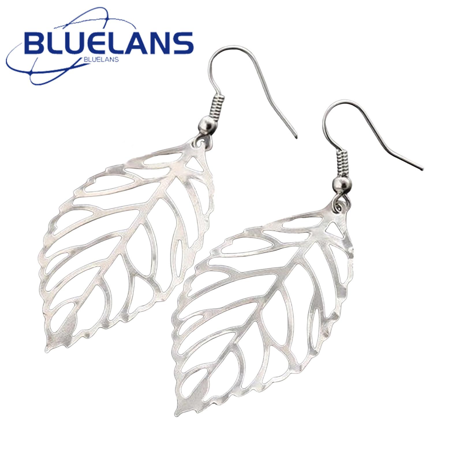 Eye-catching City Earrings Bohemian Hollow Leaf Dangle Earrings Vintage Minimalist Hypoallergenic Jewelry Gift Minimalist Style Earrings