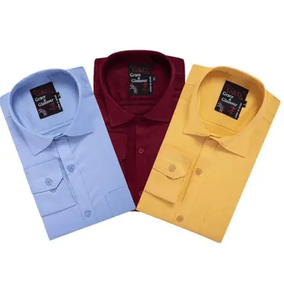 Mens formal deals shirts combo offers