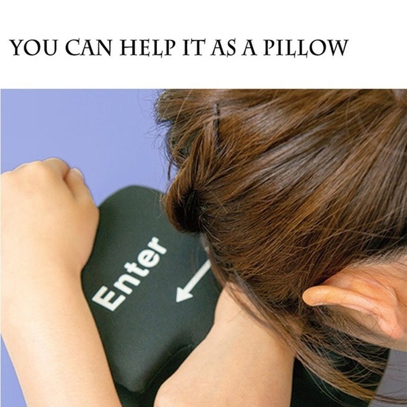 【VisioN Shop】Toys Big USB Big Enter Key Computer Large Enter Key Desktop Pillow Vent Enter Lightweight Office Anti. 