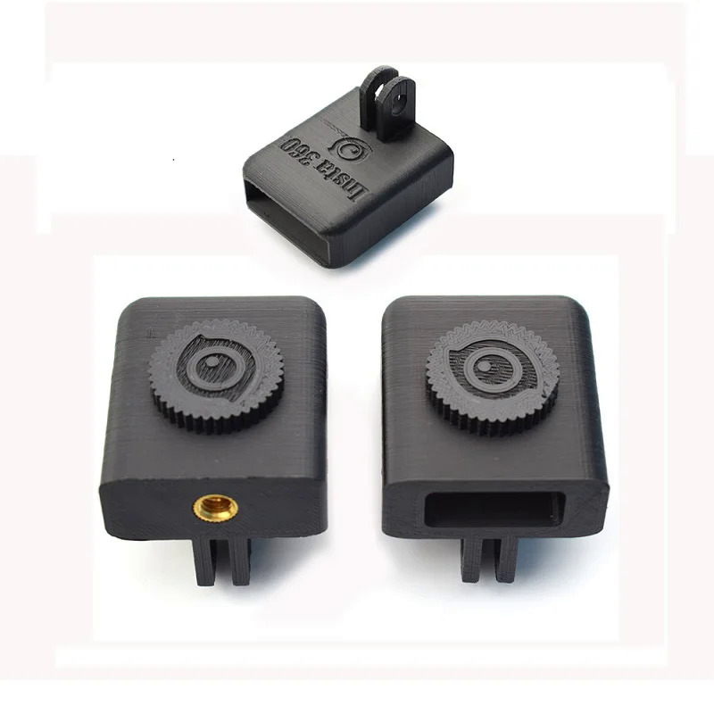 INSTA360 NANO S Adapter Base With Selfie stick GO PRO Connector Lens Cap for NANO S Non-original Accessories. 