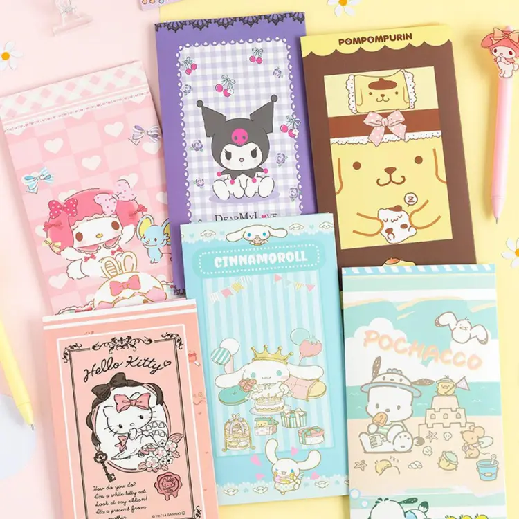 New Sanrio Sticker Set Hand Account Diary Decoration Sticker Hello Kitty  Cute Creative Sticker Book Storage This Kawaii
