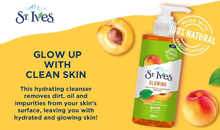 St Ives Face Cleanser 200ml Glowing Apricot : Amazon.co.uk: Beauty