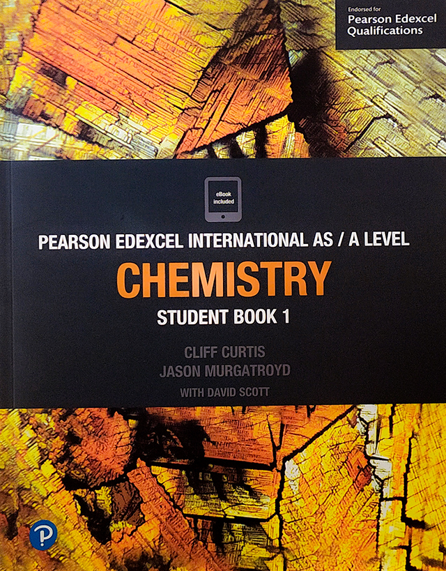 Pearson Edexcel International AS Level Chemistry Student Book 1. 