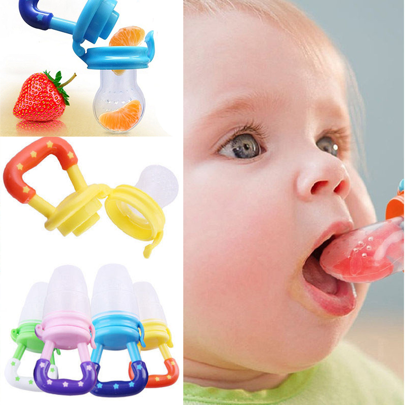 Fruit Feeder Pacifier Baby Teething Toy Teether - Multi-color. 