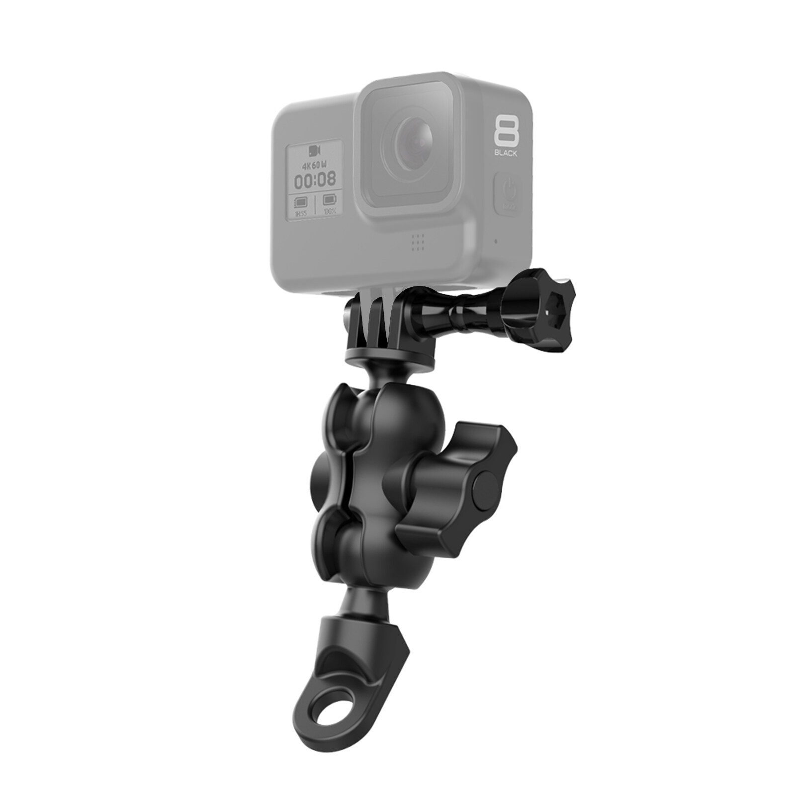 TELESIN Action Camera Motorcycle Rear-view Mirror Mounting Bracket 360 ...