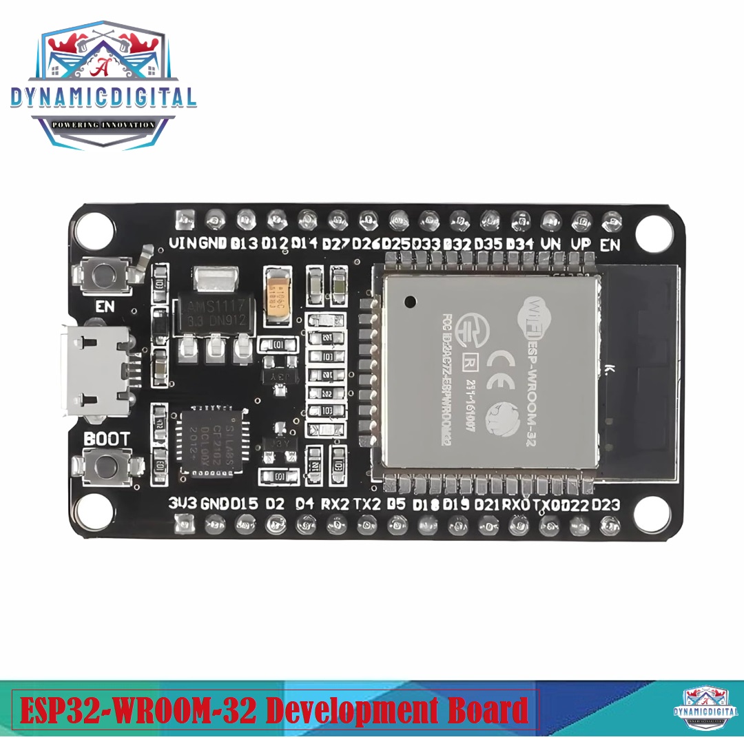 ESP-32 Wifi, Bluetooth, Dual Core Chip Development Board (ESP-WROOM-32)
