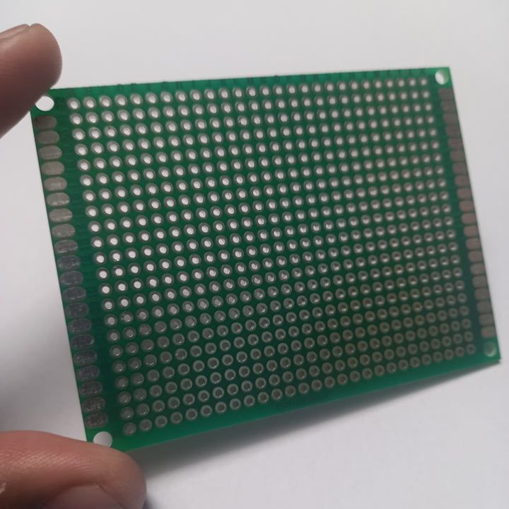 Veroboard DOUBLE SIDED 6x8cm Vero Board Double Side Veroboard Dot Vero PCB Board 6x8cm Project Board Prototyping Board Strip Board DIY Soldering Circuit & Cables. 