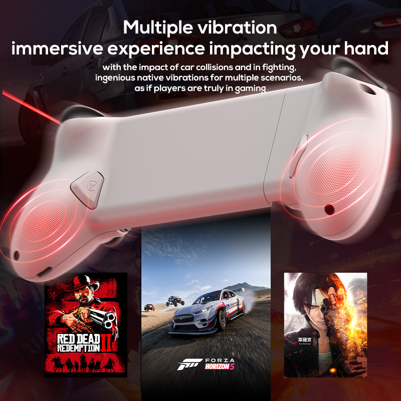 MEMO S3 Type-C Wired BT Wireless Multi-Mode Mobile Game Pad Controller Joystick for Phone and Tablet Android iOS. 