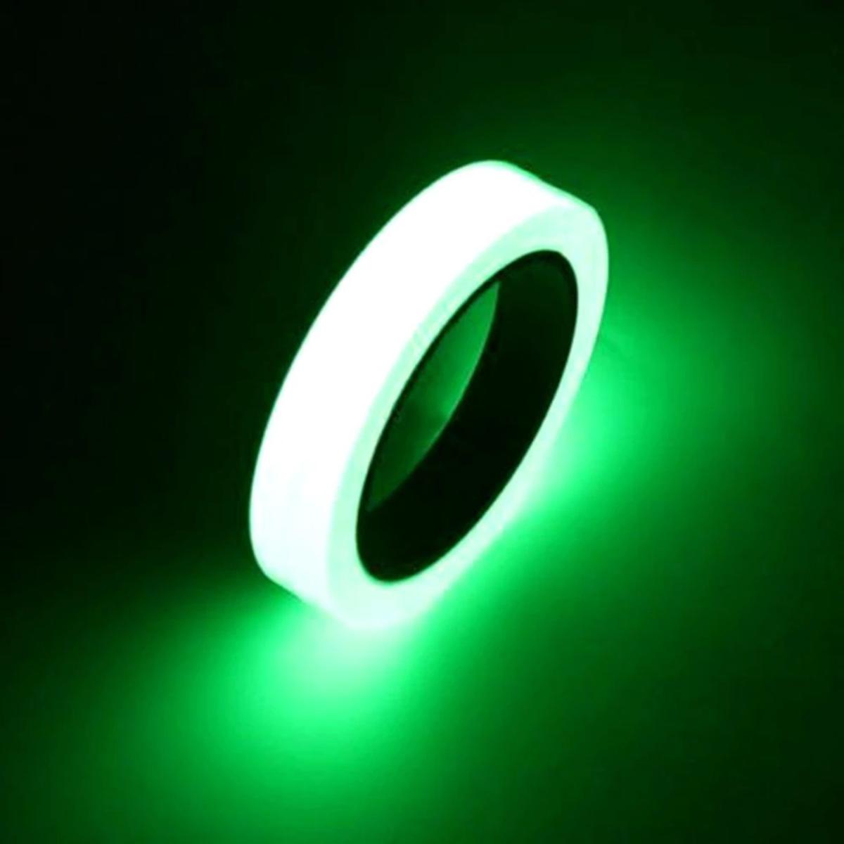10 Feet Luminous Tape (3CM/1.5 CM X 3M) for Bicycle Accessories Fluorescent Tapes Tape Night Vision Self-adhesive Sticker bike motor cycle. 