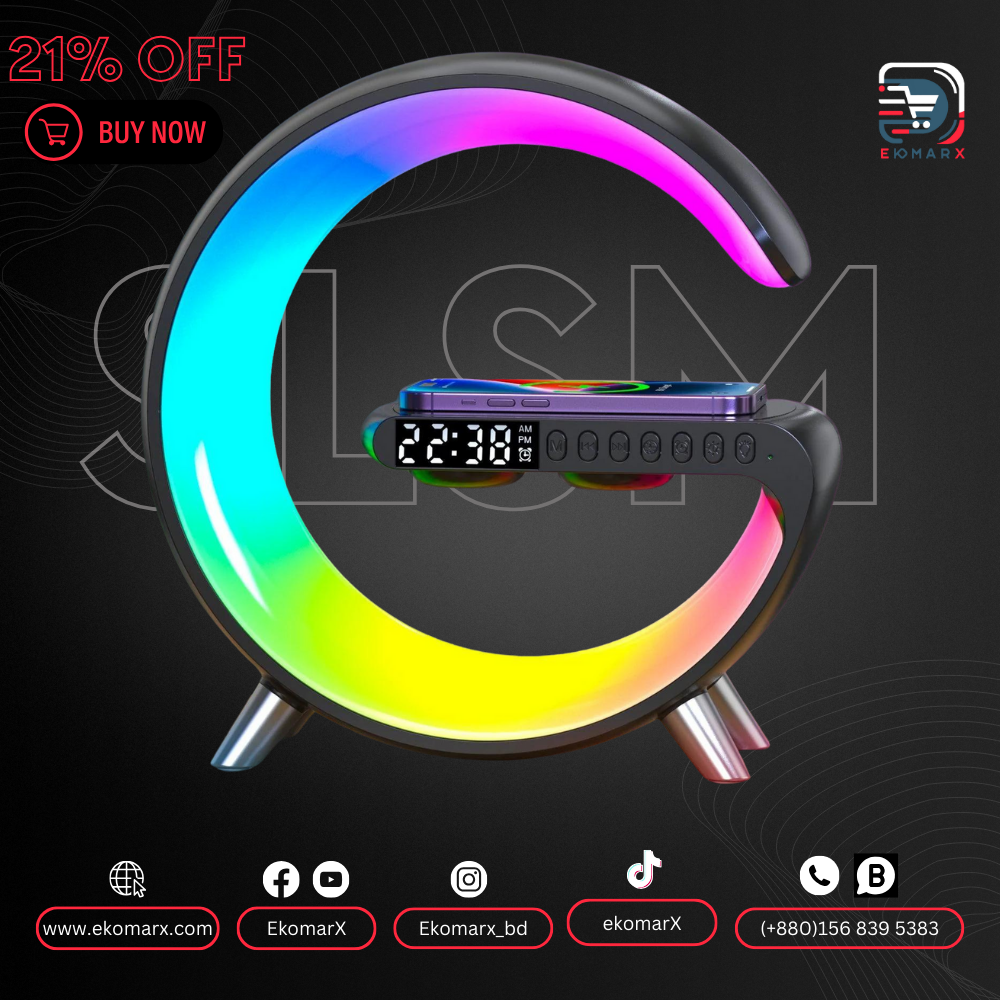 G65-Ultra Smart Light Sound Machine | Multi-Functional | High Durability | Enhanced Features | Big Size | Premium Quality. 