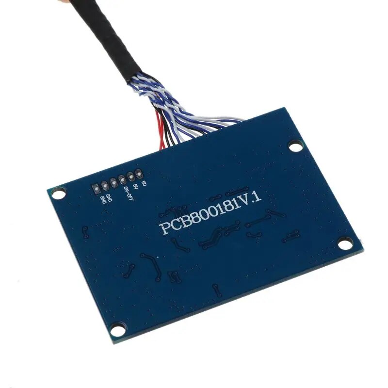 1Set Standard 20Pin 1-ch LVDS Input to 50Pin TTL Output Driver Board with Cable. 