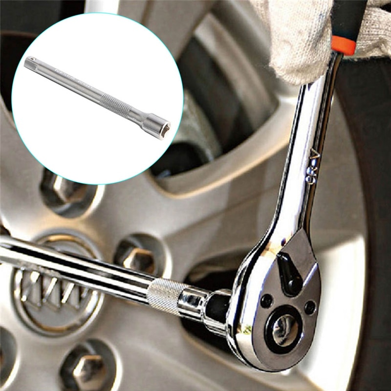 Long Extension  Set 1/4 Drive Ratchet Socket Extender Hand Adjustment Tool Extension Socket Drive Hand Wrench Accessories. 